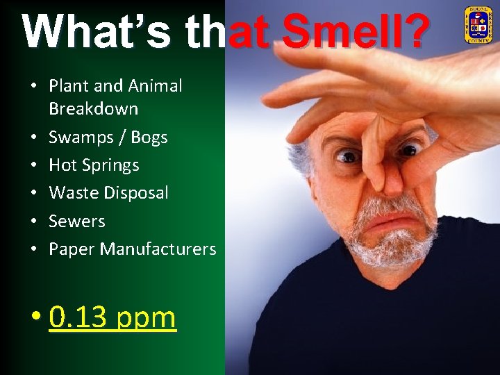 What’s that Smell? • Plant and Animal Breakdown • Swamps / Bogs • Hot