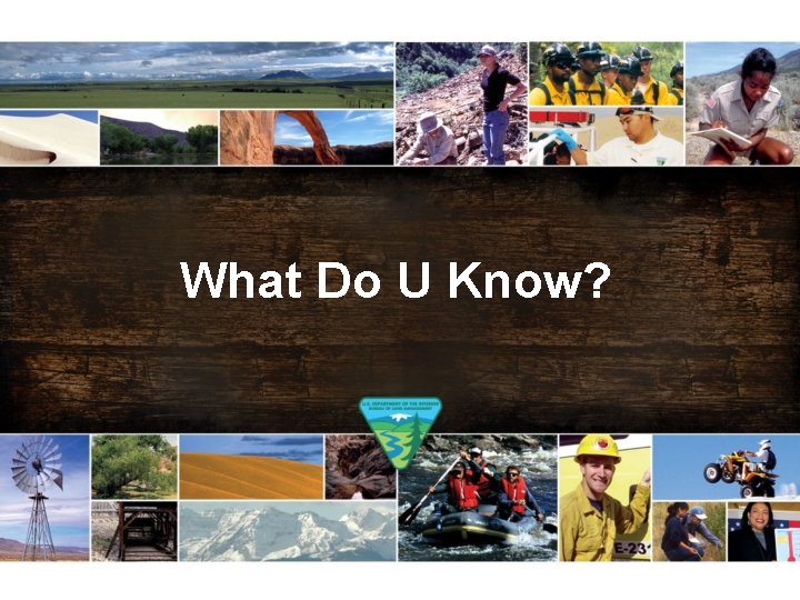 What Do U Know? 