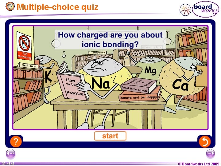 Multiple-choice quiz 1 31 of of 20 68 © Boardworks Ltd 2005 2004 