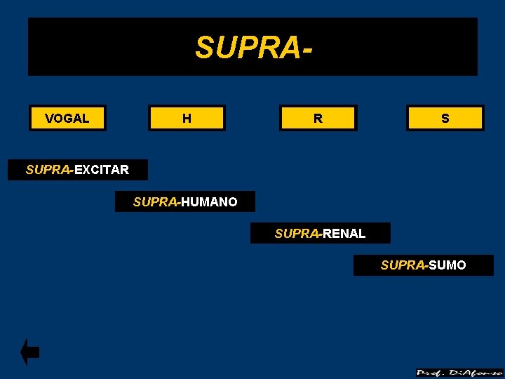 SUPRAVOGAL H R S SUPRA-EXCITAR SUPRA-HUMANO SUPRA-RENAL SUPRA-SUMO 