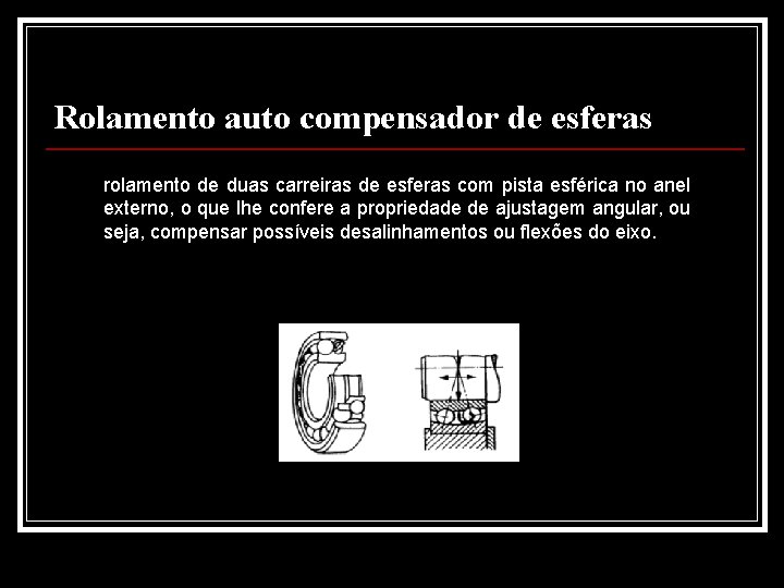 Rolamento auto compensador de esferas rolamento de duas carreiras de esferas com pista esférica