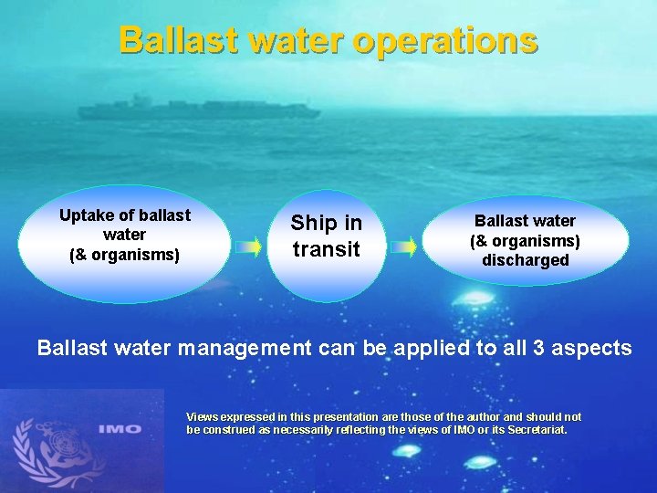 MODULE 9 BALLAST WATER MANAGEMENT ON SHIPS Views