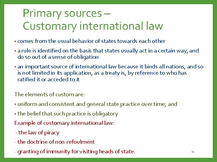 UNIT 21 PUBLIC INTERNATIONAL LAW English for Lawyers