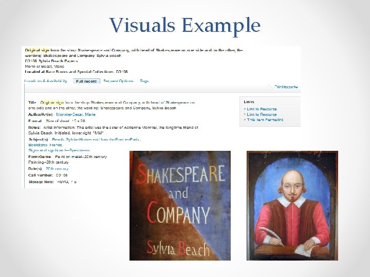 Visuals Example 