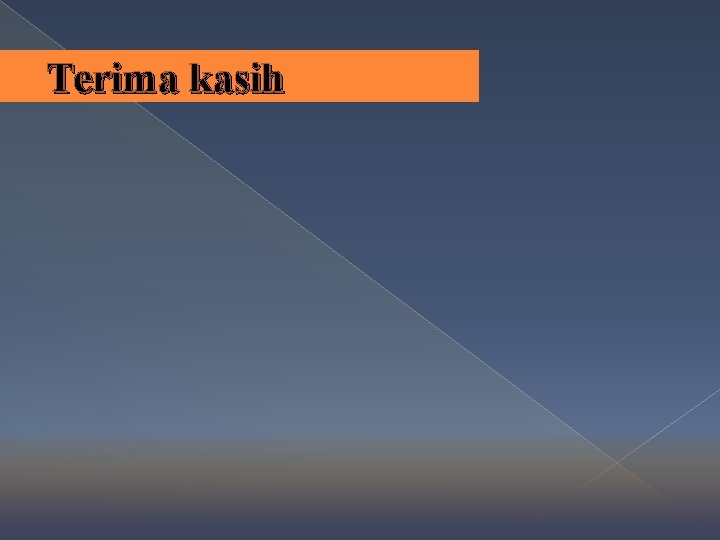Terima kasih 