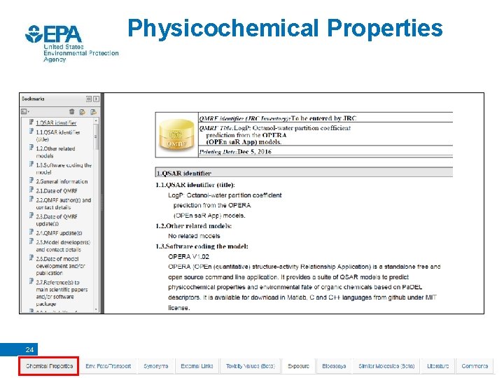 Physicochemical Properties 24 