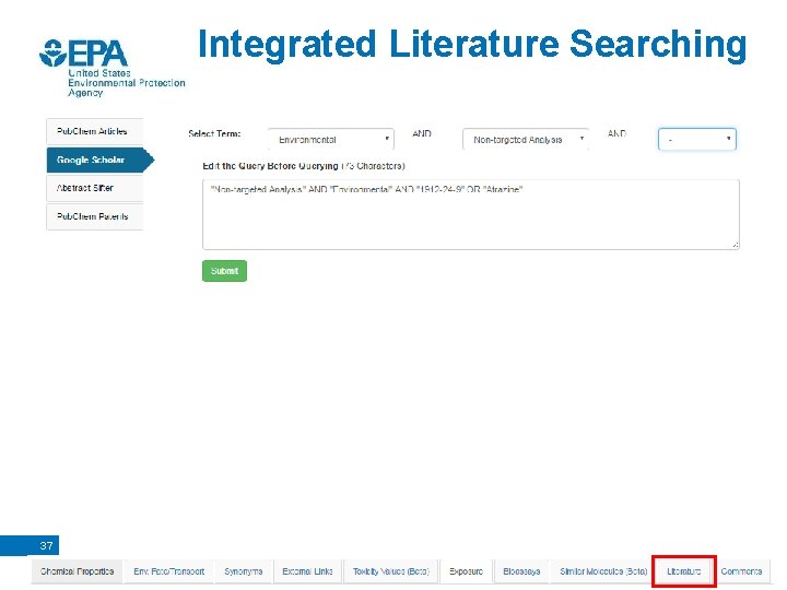 Integrated Literature Searching 37 
