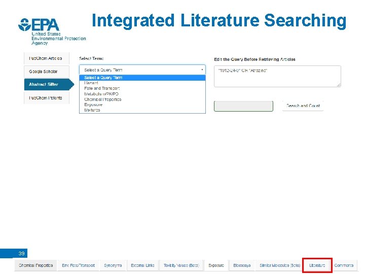 Integrated Literature Searching 39 