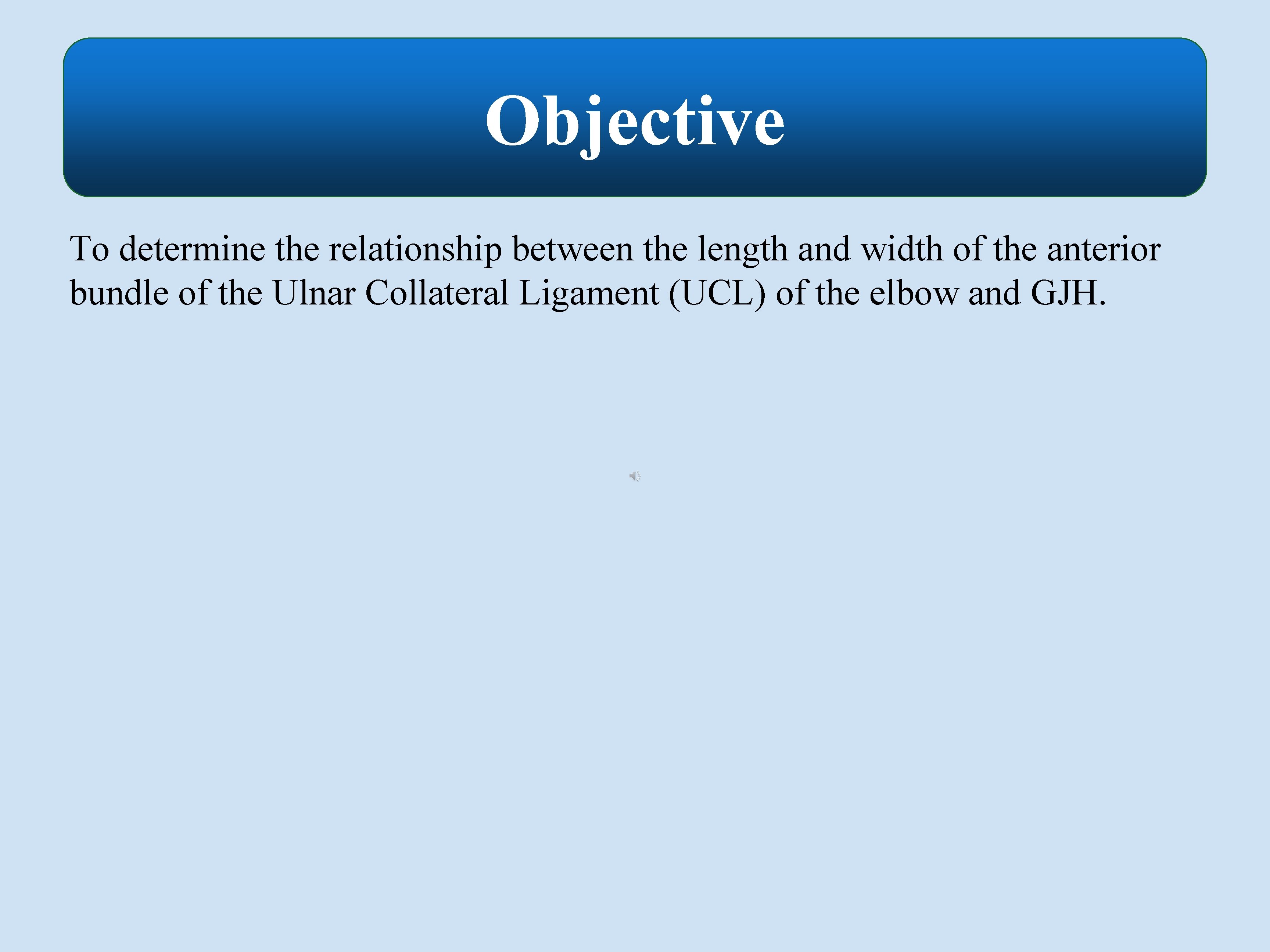 Objective To determine the relationship between the length and width of the anterior bundle