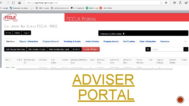 ADVISER PORTAL 