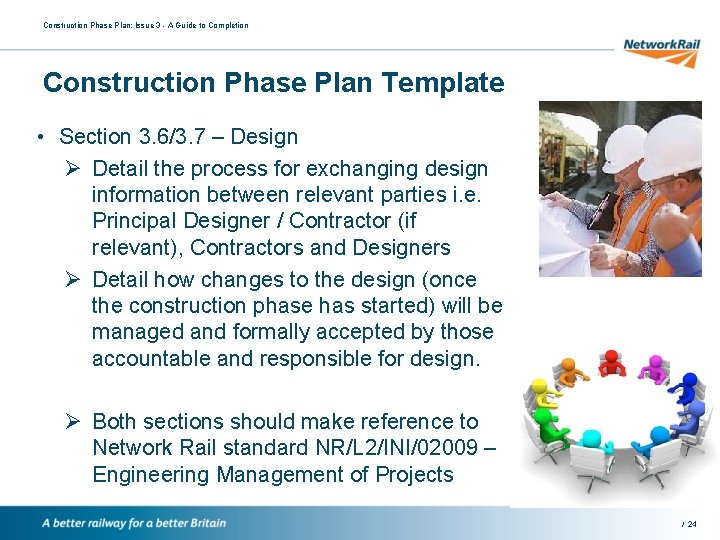 Construction Phase Plan: Issue 3 - A Guide to Completion Construction Phase Plan Template