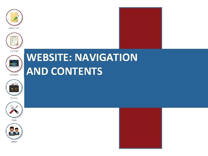 WEBSITE: NAVIGATION AND CONTENTS 