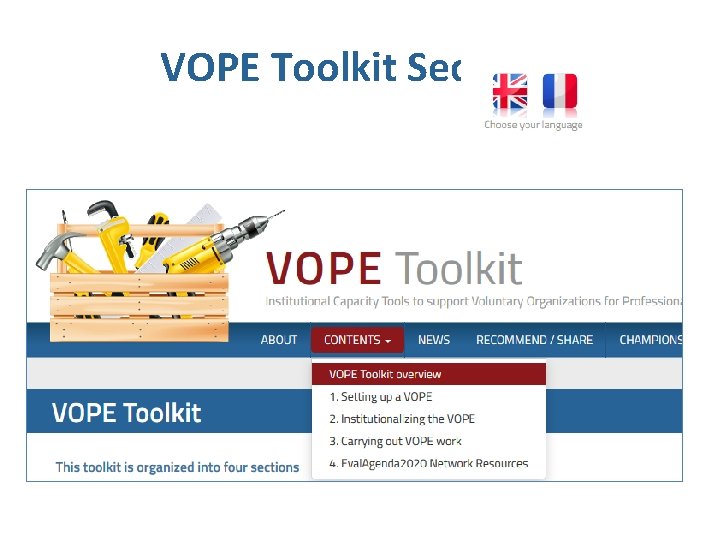 VOPE Toolkit Sections 