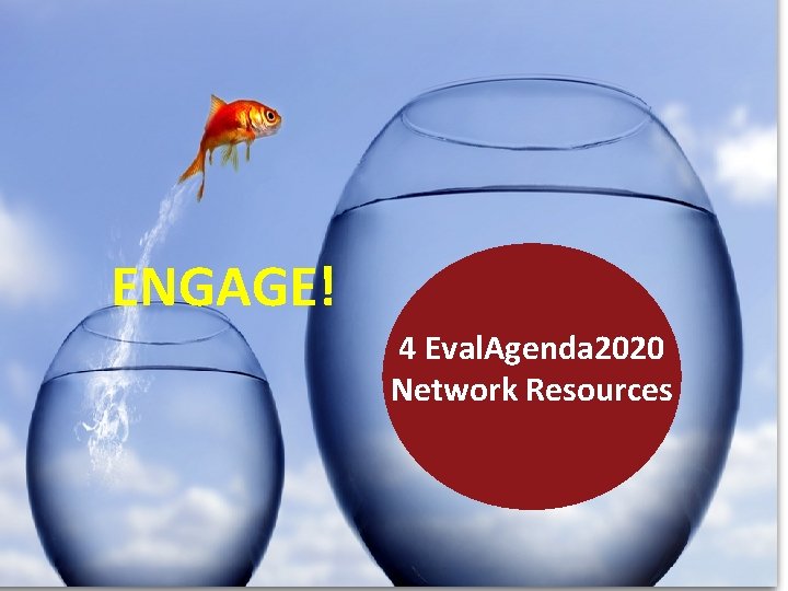 PROFILE OF PARTICIPANTS ENGAGE! 4 Eval. Agenda 2020 Network Resources 