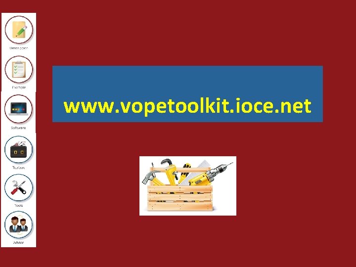  www. vopetoolkit. ioce. net 