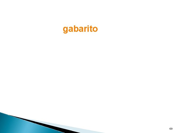 gabarito 69 