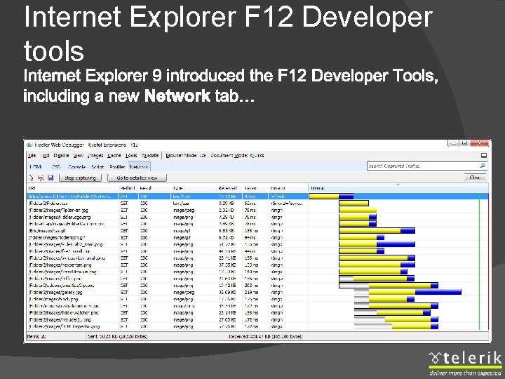 Internet Explorer F 12 Developer tools 