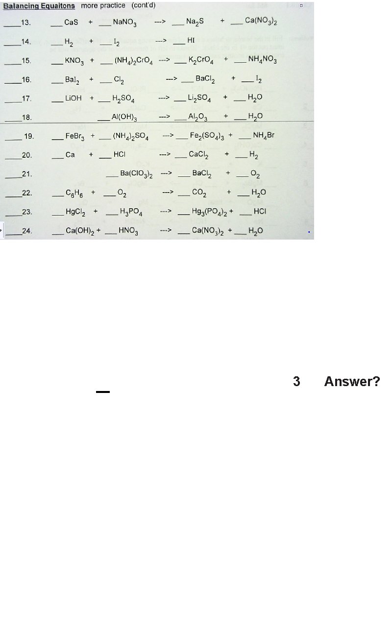 3 Answer? 