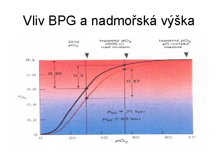 Vliv BPG a nadmořská výška 