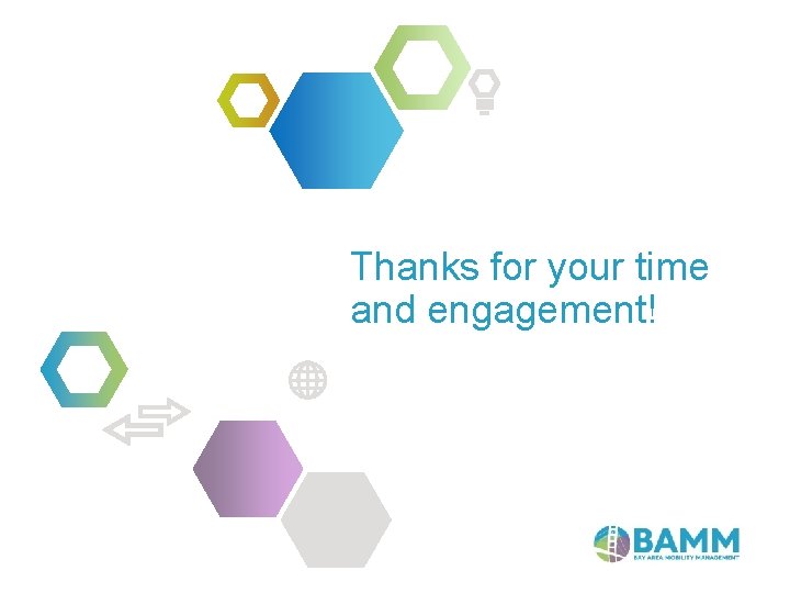 Thanks for your time and engagement! 