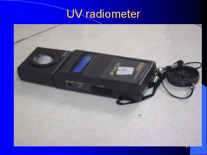 UV radiometer 97 