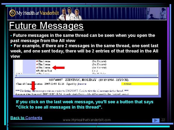 Future Messages § Future messages in the same thread can be seen when you