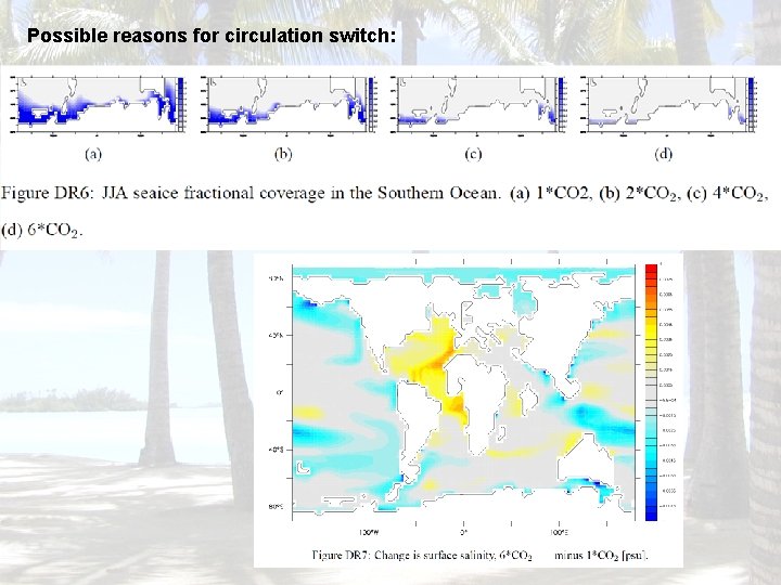 Possible reasons for circulation switch: 