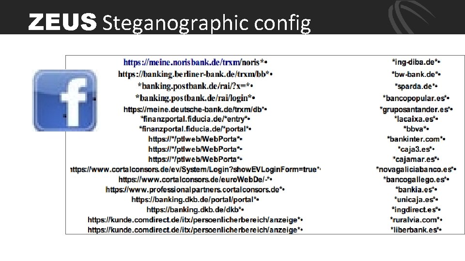 ZEUS Steganographic config 