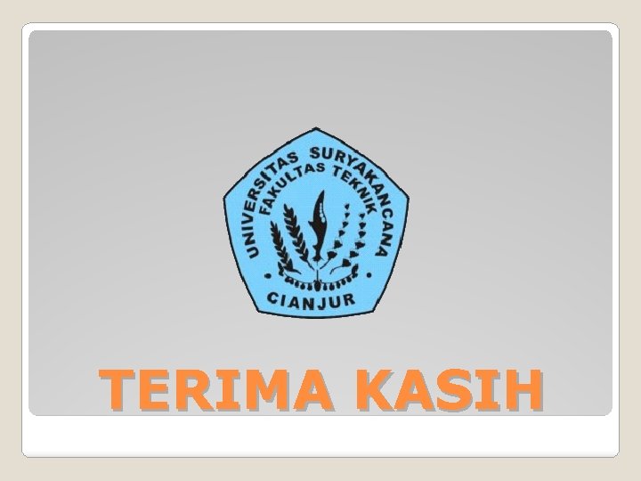 TERIMA KASIH 