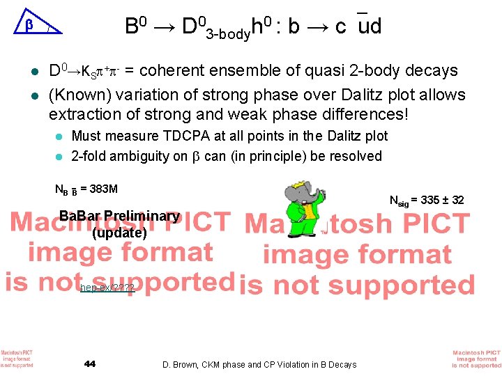 B 0 → D 03 -bodyh 0 : b → c ud l l