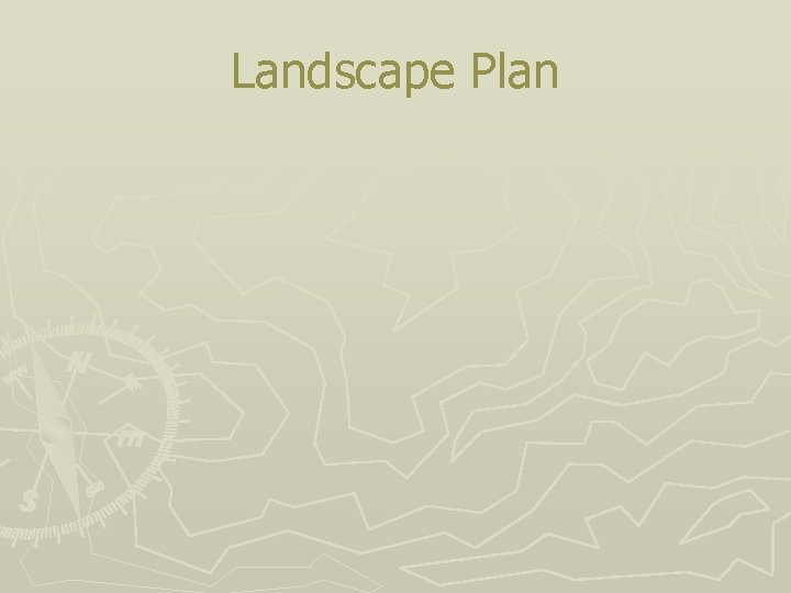 Landscape Plan 