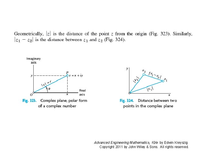 Advanced Engineering Mathematics, 10/e by Edwin Kreyszig Copyright 2011 by John Wiley & Sons.