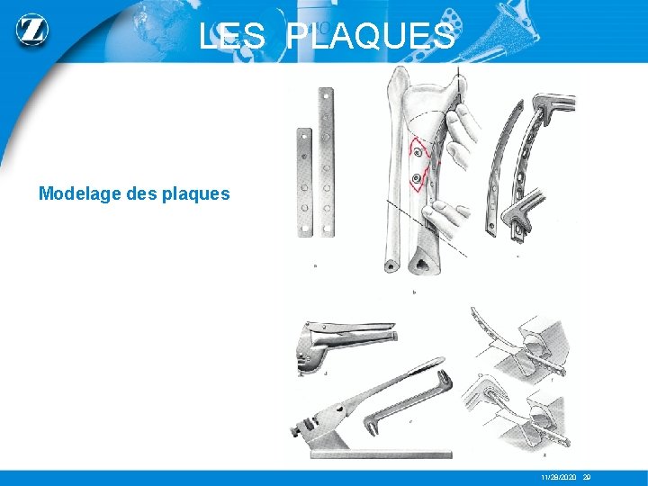 LES PLAQUES Modelage des plaques 11/28/2020 29 