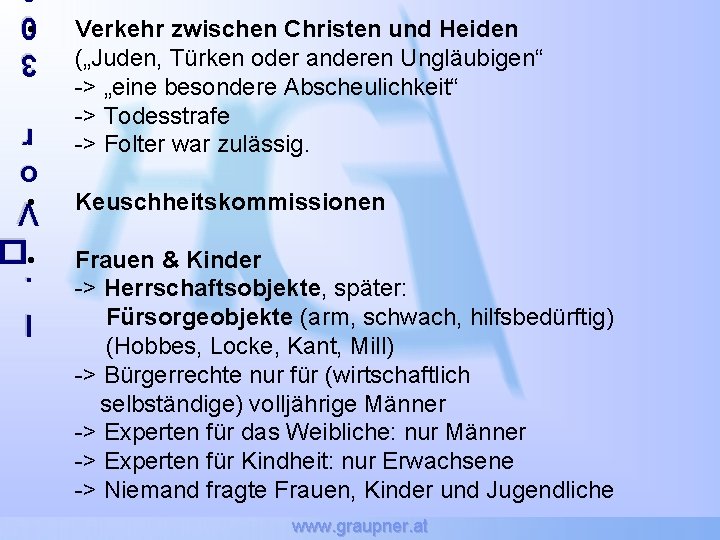 3 0 • Verkehr zwischen Christen und Heiden („Juden, Türken oder anderen Ungläubigen“ ->