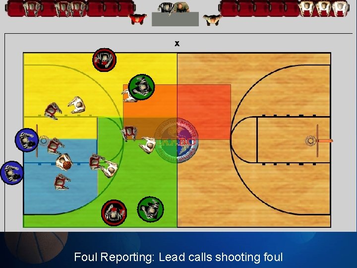 Foul Reporting: Lead calls shooting foul 