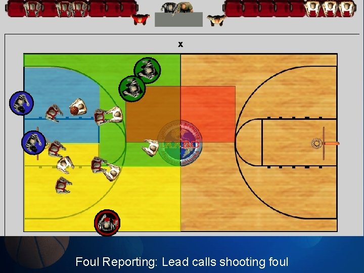 Foul Reporting: Lead calls shooting foul 