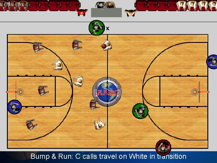 Bump & Run: C calls travel on White in transition 