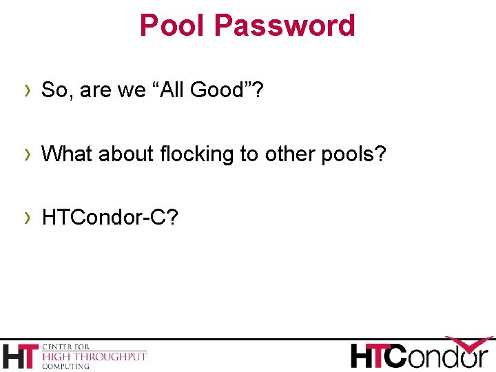 Pool Password › So, are we “All Good”? › What about flocking to other Pool Password › So, are we “All Good”? › What about flocking to other
