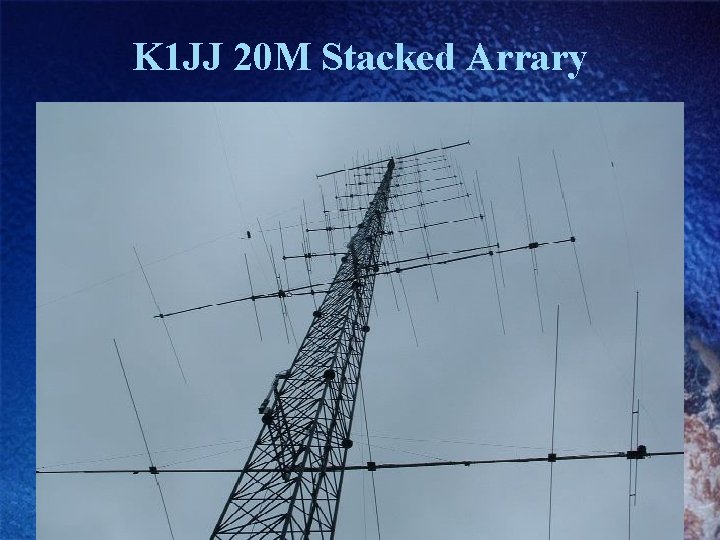 K 1 JJ 20 M Stacked Arrary 