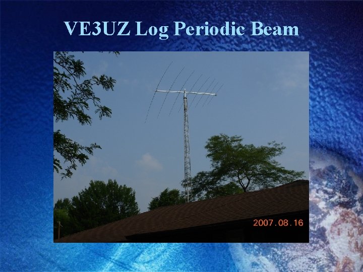 VE 3 UZ Log Periodic Beam 