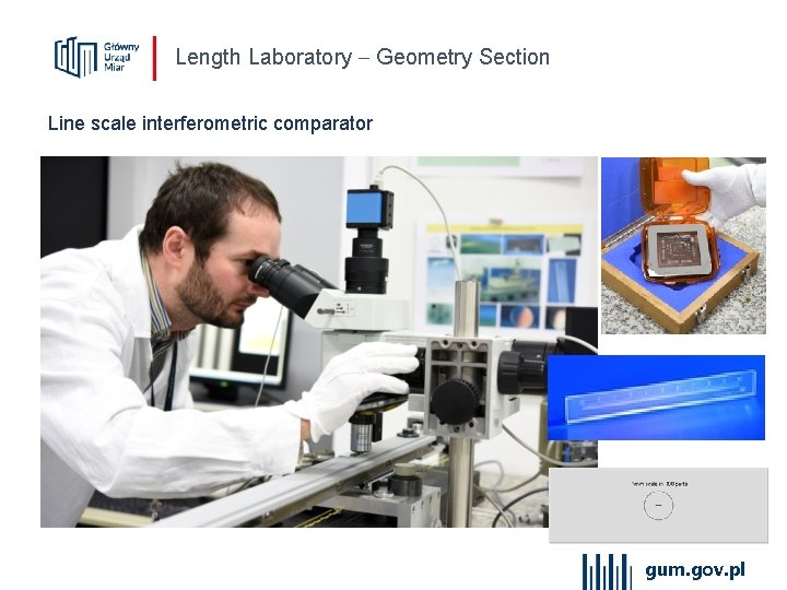 Length Laboratory Geometry Section Line scale interferometric comparator gum. gov. pl 