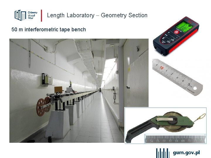 Length Laboratory Geometry Section 50 m interferometric tape bench gum. gov. pl 