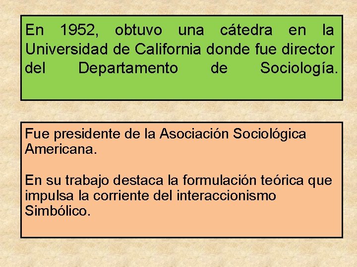 En 1952, obtuvo una cátedra en la Universidad de California donde fue director del