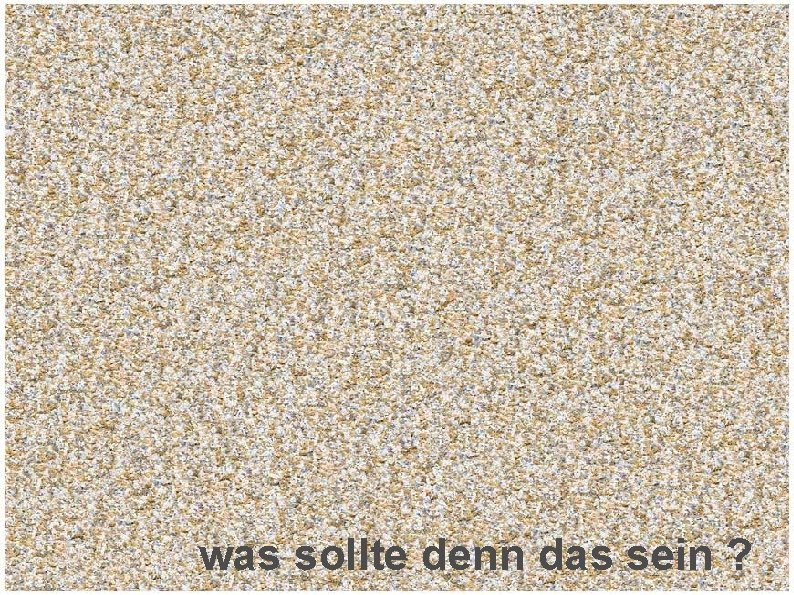 was sollte denn das sein ? 