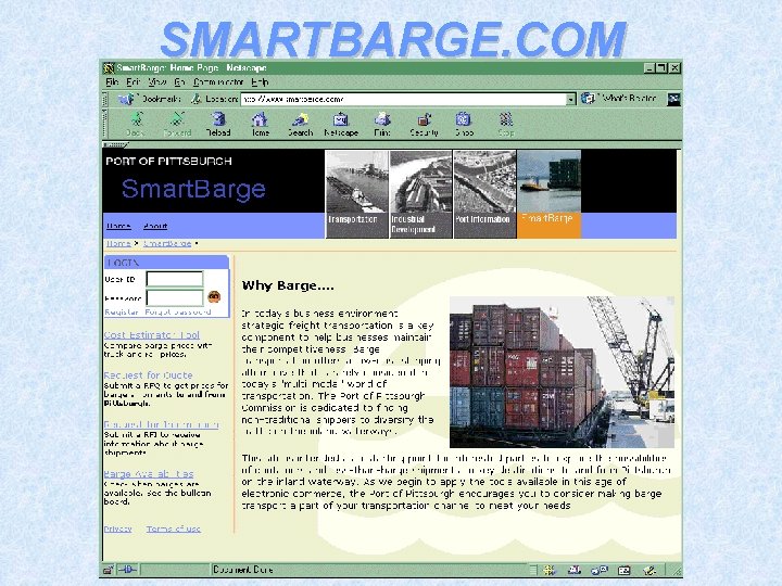 SMARTBARGE. COM 