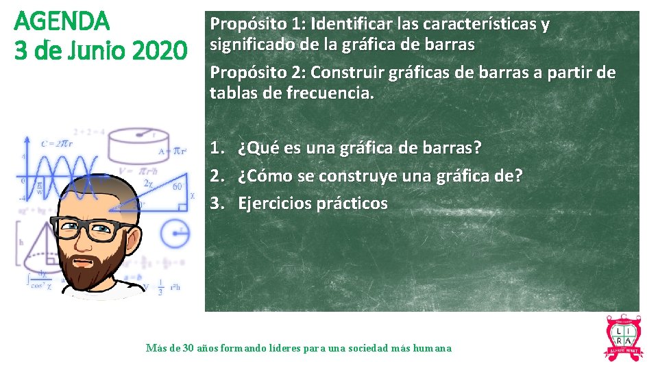 AGENDA 3 de Junio 2020 Propósito 1: Identificar las características y significado de la