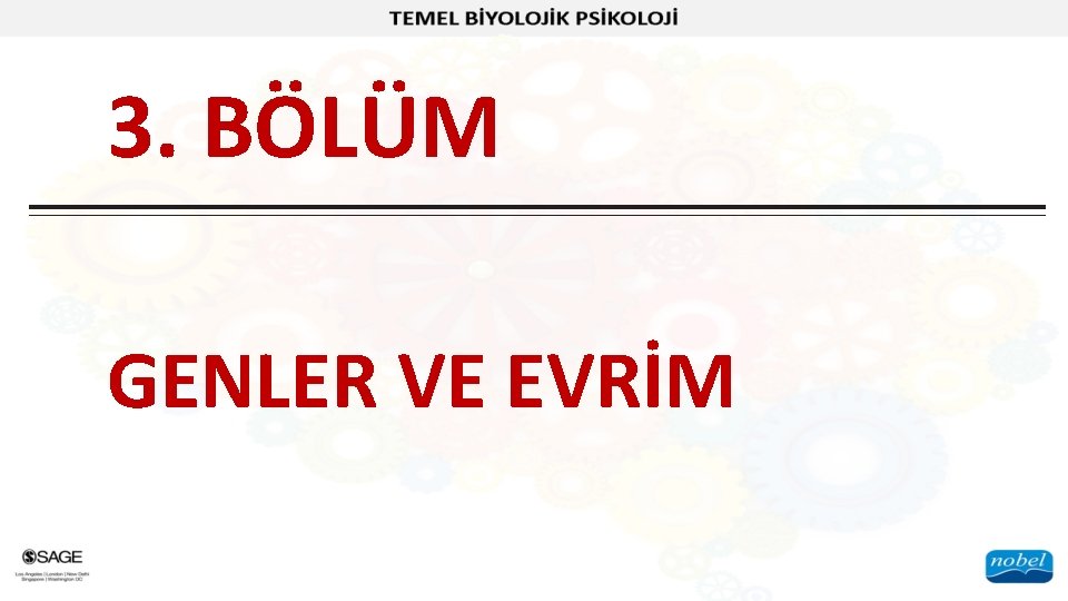 3. BÖLÜM GENLER VE EVRİM 