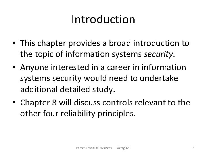 Introduction • This chapter provides a broad introduction to the topic of information systems