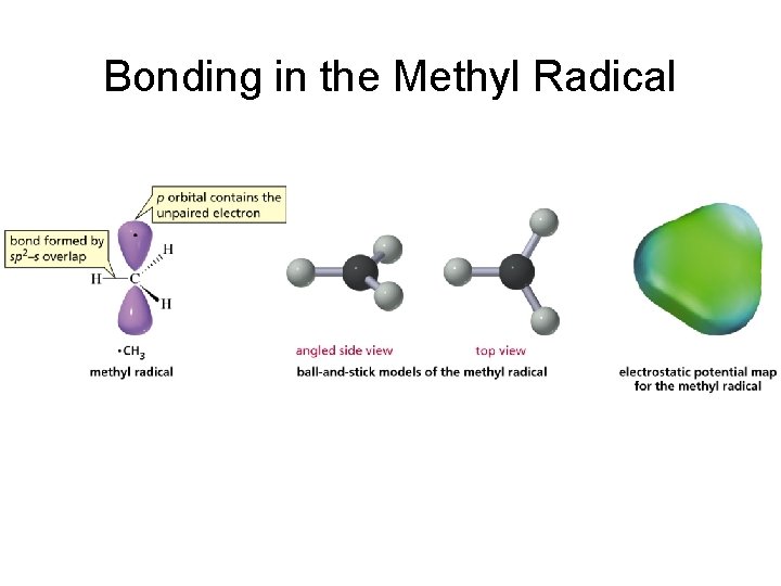 Bonding in the Methyl Radical 