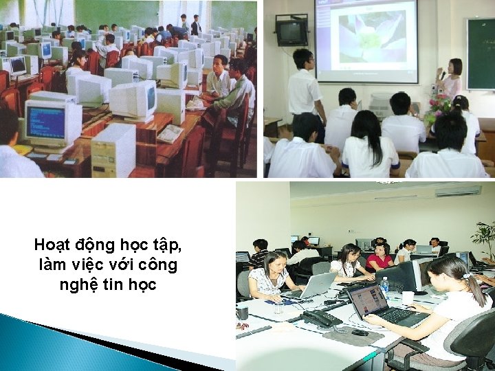 Hoạt động học tập, làm việc với công nghệ tin học 